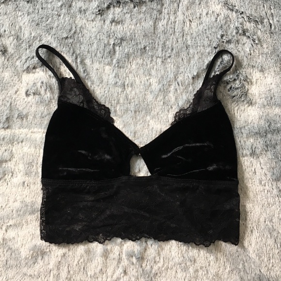 Garage Other - Garage Velvet and Lace Bralette